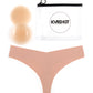 D-LUXE KVRD KIT - 2x nip covers plus 3x g-string plus matte lip colour