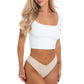 SEAMLESS G-STRING PACK OF 3 - TEA